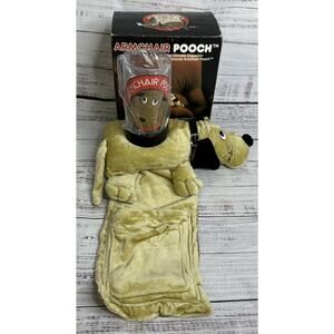Vintage Stotter 1990 ARMCHAIR POOCH Cup Holder Remote Control Caddy Organizer